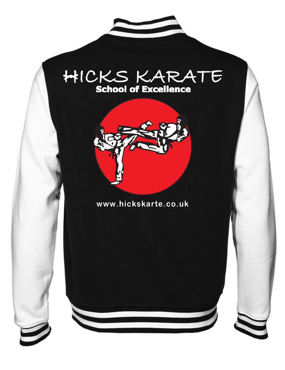 varsity jack white and Black Back